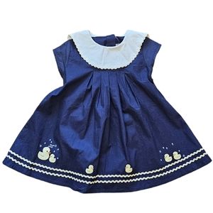 GYMBOREE Navy Dress 6-12M  NWT